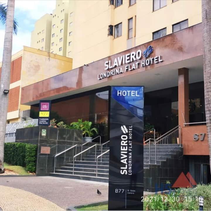 Apto Londrina Flat Hotel 704, 43 M2 , Luxe, C Jacuzzi Exterior foto